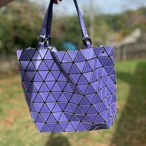 Geometric Purple Tote Bag